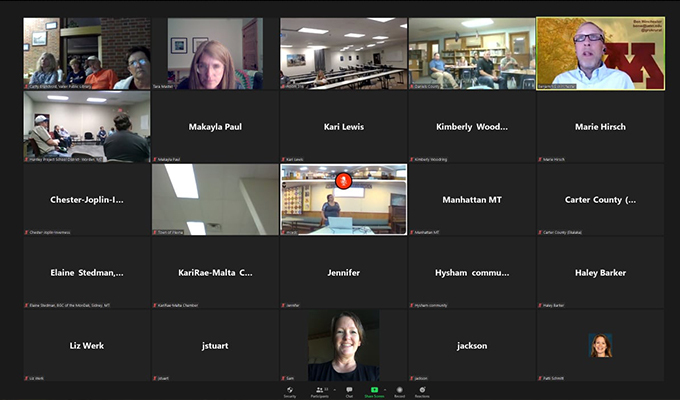 Reimagining Rural Zoom meeting